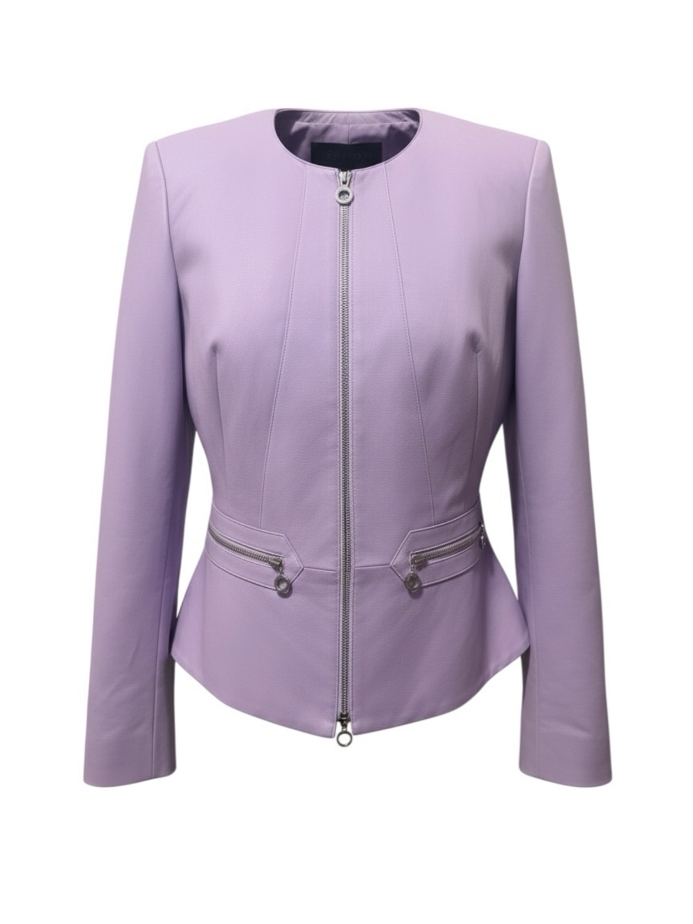 Lilac Zip-Front Women's Jacket